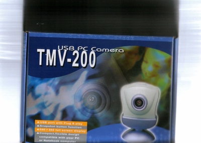 Web kamera TMV-200 USB, 320X240, Snapshot, Auto-man. focus, Retail, Win98/Me/NT,2000,XP (Retail)